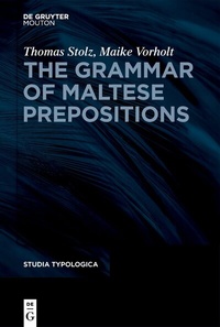 Abbildung von: The Grammar of Maltese Prepositions - De Gruyter Mouton