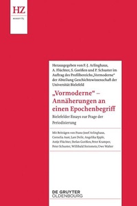 Enlarge image Cover: 'Vormoderne' - Annäherungen an einen Epochenbegriff - De Gruyter Oldenbourg