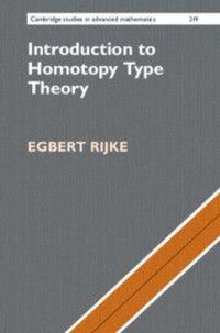 Abbildung von: Introduction to Homotopy Type Theory - Cambridge University Press