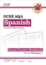 Cover: New GCSE Spanish AQA Exam Practice Workbook with CGP RevisionHub (for exams from 2026) - Coordination Group Publications Ltd (CGP)