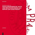 Cover: Sozial&ouml;konomische Texte und Rechtsurkunden aus Nippur zur Kassitenzeit - De Gruyter