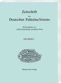 Bild: Zeitschrift des Deutschen Palästina-Vereins - Harrassowitz Verlag