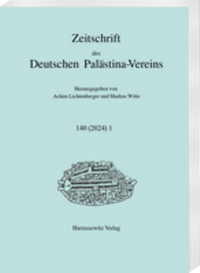 Bild: Zeitschrift des Deutschen Palästina-Vereins - Harrassowitz Verlag