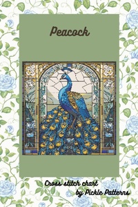 Enlarge image Cover: Peacock (Stained Glass Animals) - Pickle Patterns