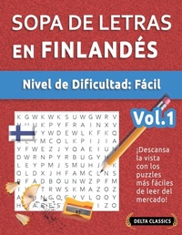 Abbildung von: Sopa de Letras En Finlandes - Nivel de Dificultad - LINGUAS CLASSICS
