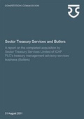 Cover: Sector Treasury Services and Butlers - TSO