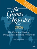 Cover: The Grants Register 2026 - Palgrave Macmillan