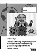 Cover: Test zur Erfassung der phonologischen Bewusstheit und der Benennungsgeschwindigkeit (TEPHOBE-R) - Ernst Reinhardt Verlag