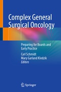 Cover: Complex General Surgical Oncology - Springer