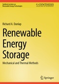 Cover: Renewable Energy Storage - Springer