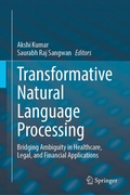 Cover: Transformative Natural Language Processing - Springer
