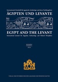 Cover: &Auml;gypten und Levante XXXIV / Egypt and the Levant XXXIV (2024) - Verlag der &ouml;sterreichischen Akademie der Wissenschaften