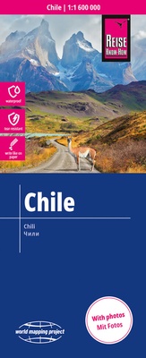 Abbildung von: Reise Know-How Landkarte Chile (1:1.600.000) - Reise Know-How Verlag Peter Rump GmbH