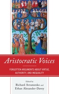 Cover: Aristocratic Voices - Lexington Books