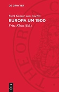 Cover: Europa um 1900 - De Gruyter