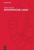 Cover: Epistemische Logik - De Gruyter