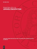 Cover: Umweltbiophysik - De Gruyter