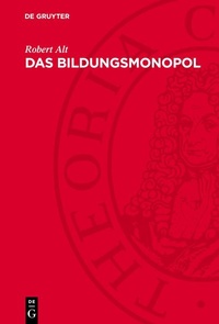 Enlarge image Cover: Das Bildungsmonopol - De Gruyter