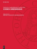 Cover: Geschichte und Bibliographie - De Gruyter