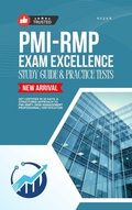 Cover: PMI-RMP Exam Excellence: Study Guide & Practice Tests - SUJAN