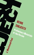 Bild: Being Subjects - Rowman & Littlefield Publishers