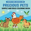 Cover: Precious Pets Simple and Bold Coloring Book - Victoria Wintersberger