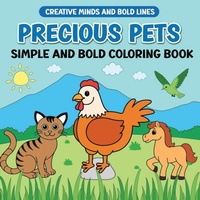 Enlarge image Cover: Precious Pets Simple and Bold Coloring Book - Victoria Wintersberger