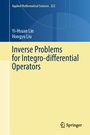 Cover: Inverse Problems for Integro-differential Operators - Springer