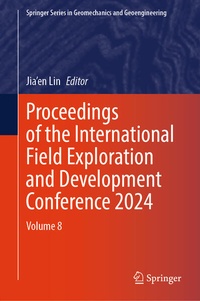 Enlarge image Cover: Proceedings of the International Field Exploration and Development Conference 2024 - Springer Nature Switzerland AG