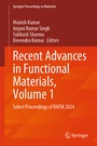Cover: Recent Advances in Functional Materials, Volume 1 - Springer