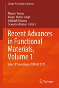 Cover: Recent Advances in Functional Materials, Volume 1 - Springer