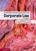 Cover: Contemporary Australian Corporate Law - Cambridge University Press