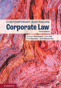 Abbildung von: Contemporary Australian Corporate Law - Cambridge University Press