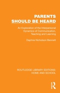 Cover: Parents Should Be Heard - Routledge