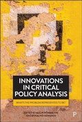 Cover: Innovations in Critical Policy Analysis - Policy Press