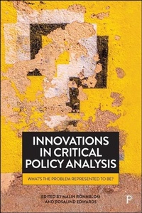 Enlarge image Cover: Innovations in Critical Policy Analysis - Policy Press