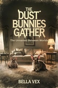 Cover: The Dust Bunnies Gather: The Unnamed Between Worlds (Bitter Comforts: Terrifying Cozies) - Rachelle Ayala