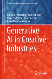 Enlarge image Cover: Generative AI in Creative Industries - Springer