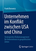 Cover: Unternehmen im Konflikt zwischen USA und China - Springer Gabler