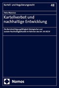 Abbildung von: Kartellverbot und nachhaltige Entwicklung - Nomos