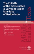 Cover: The Epitaffe of the moste noble & valyaunt Iasper late duke of Beddeforde - Universit&auml;tsverlag Winter