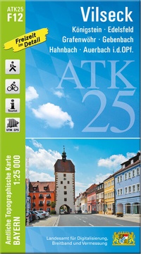 Abbildung von: ATK25-F12 Vilseck (Amtliche Topographische Karte 1:25000) - Landesamt für Digitalisierung, Breitband und Vermessung, Bayern