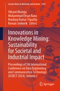 Cover: Innovations in Knowledge Mining: Sustainability for Societal and Industrial Impact - Springer