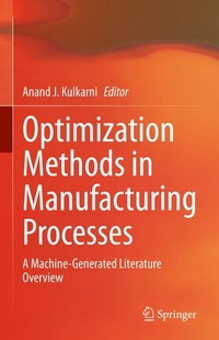 Enlarge image Cover: Optimization Methods in Manufacturing Processes - Springer