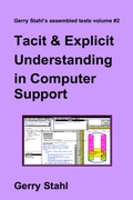 Cover: Tacit and Explicit Understanding in Computer Support (Gerry Stahl's eLibrary, #2) - Gerry Stahl