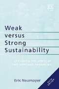 Cover: Weak versus Strong Sustainability - Edward Elgar Publishing