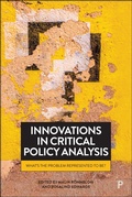 Cover: Innovations in Critical Policy Analysis - Policy Press