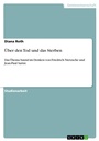 Cover: Über den Tod und das Sterben - GRIN Verlag