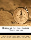Cover: Histoire Du Parlement d'Angleterre - Nabu Press