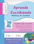 Cover: Practicas de Escritura - Numeros del 1 al 50 - Letra Imprenta, Nivel 2 - Memorescribe